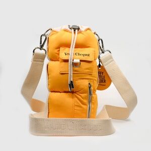 VEUVE CLIQUOT Puffy Bottle Holder Cooler Bag Travel Tote NWT